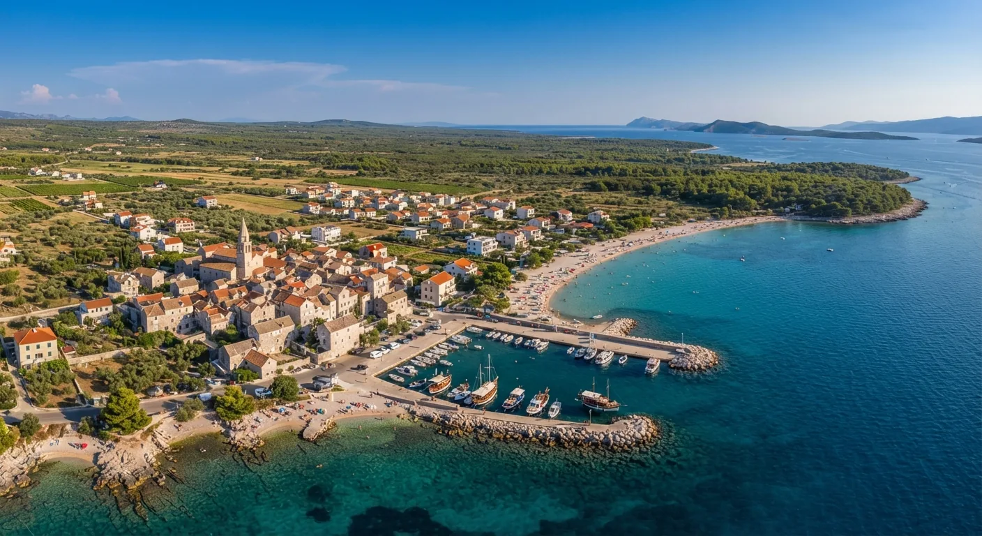 Kombi prevoz Šid → Vrsi — Letovanje Vrsi: Vrsi sa lučicom i peščanom uvalom